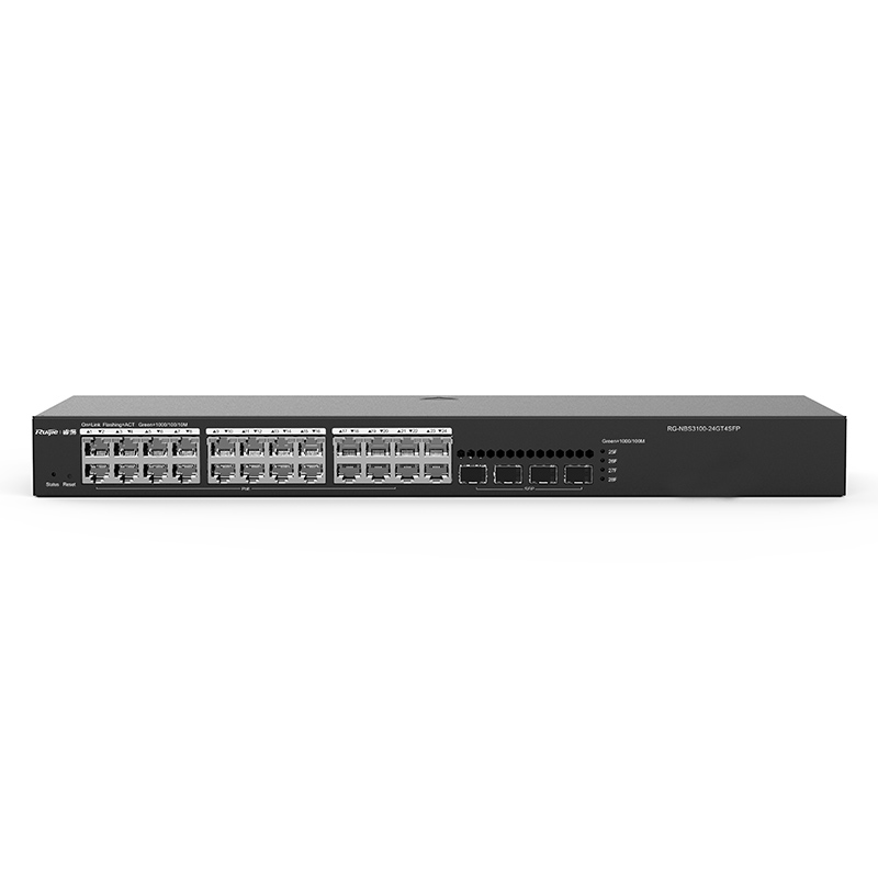 銳捷睿易RG-NBS3100-24GT4SFP 面向中小企業(yè)的高性價比千兆網(wǎng)管交換機
